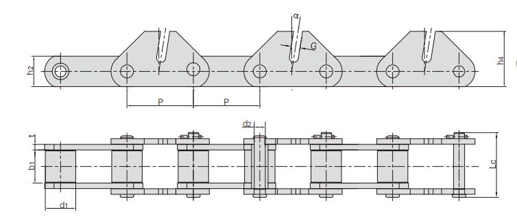 Conveyor Chains for Asphalt Plants Asfalt Tesisleri için Konveyör Zincirleri
