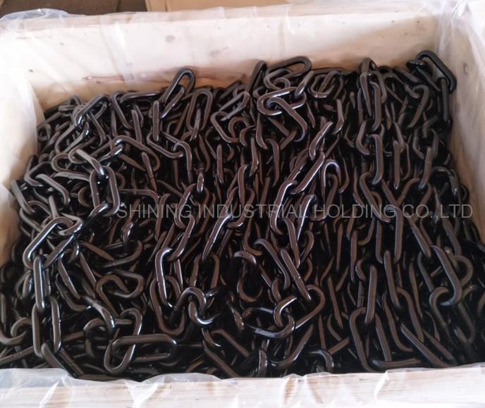 G80 Black Galvanized Alloy Steel Welded Link Chain Conveyor Lifting Chain