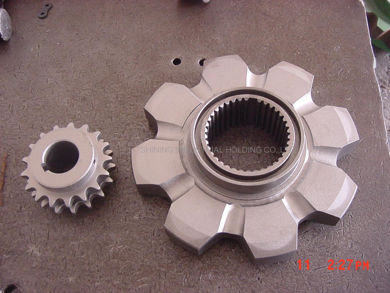 Large and small sprocket