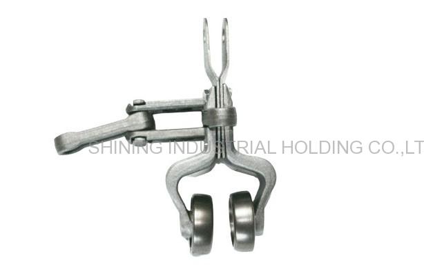 Overhead chain for powder coating system
