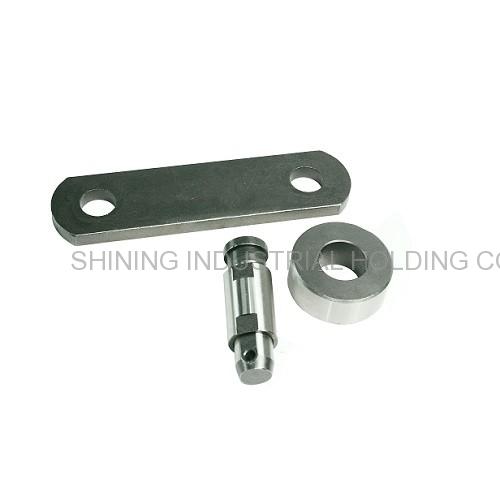 Chain component, chain plate, roller, pin