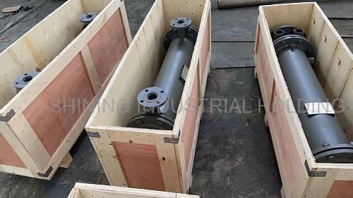 Abbildung 1 eines Rohrbündelwärmetauschers zur Ölkühlung