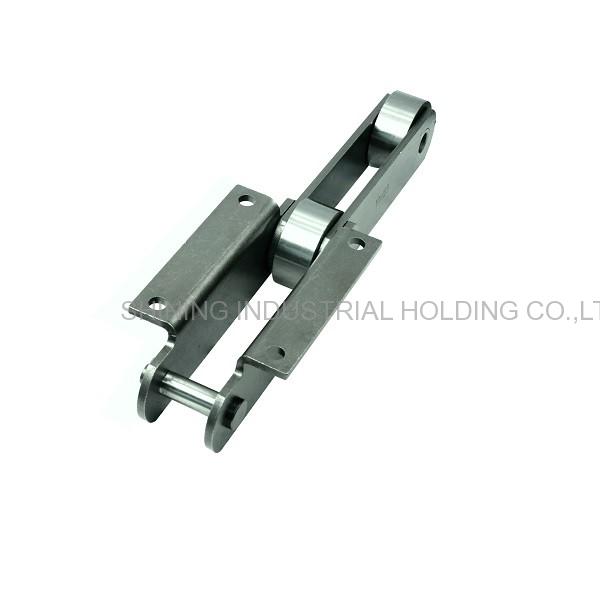 P200 large pitch conveyor roller chain with K2 attachment