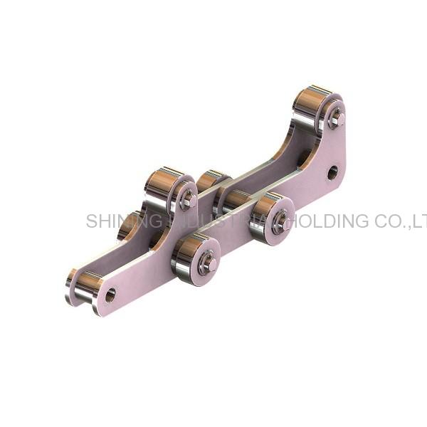 Pitch 200mm roller chain with up roller 80mm