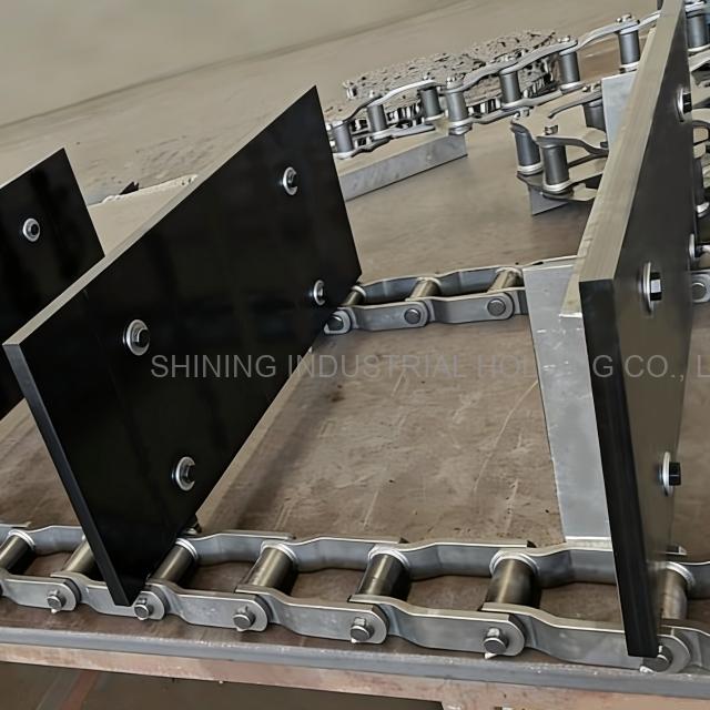 Tahıl Konveyörleri için WHX132D Yüksek Mukavemetli Isıya Dayanıklı Çift Zincirin Görseli