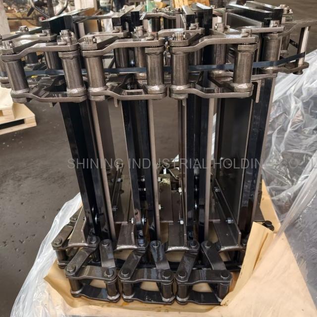 WHX132D Wysokowytrzymały, żaroodporny łańcuch dwurzędowy do przenośników zbożowych