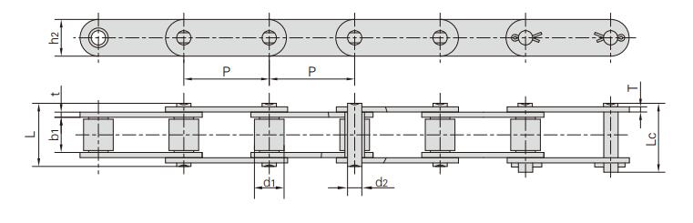 Kereste Konveyör Zincirleri