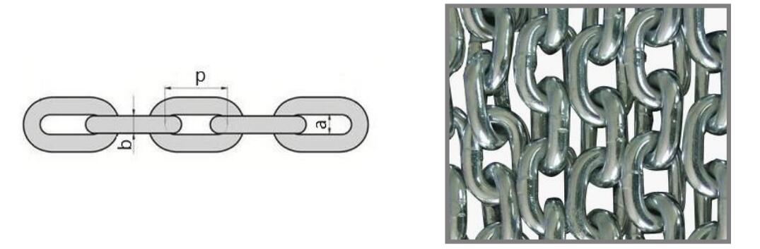 Industrial 316 stainless steel link chain